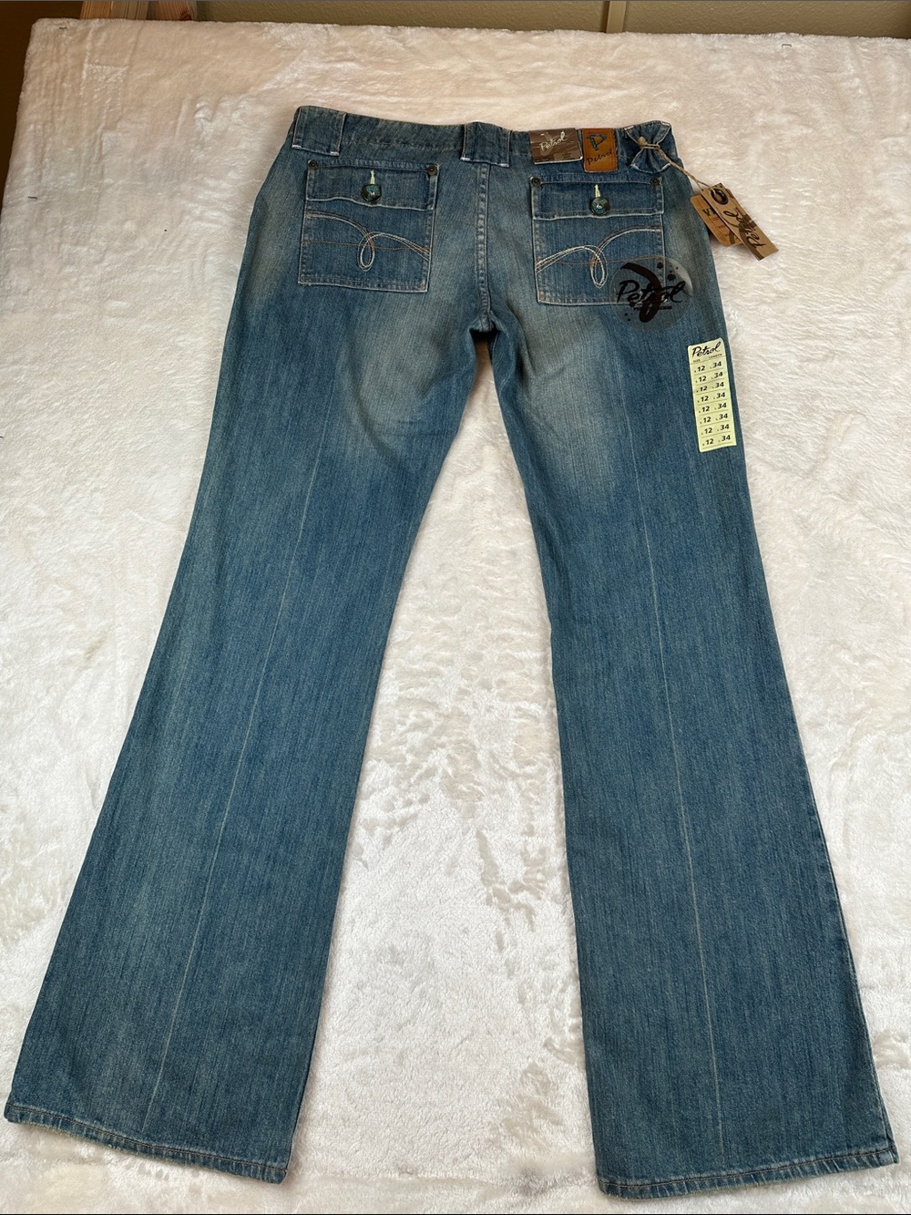 NWT Petrol Size 12 Women's Boot-Cut Jeans Medium Blue Denim | Everyday | Casual - Picture 6 of 6